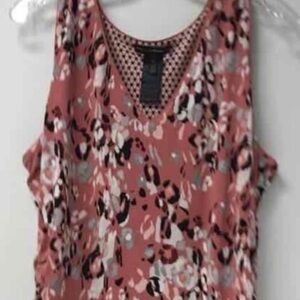 White House Black Market Womens Floral Print XL